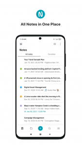 اسکرین شات برنامه Nimbus Note - Useful notepad 2