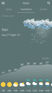 اسکرین شات 2 برنامه Weather