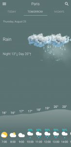 اسکرین شات برنامه Weather 4