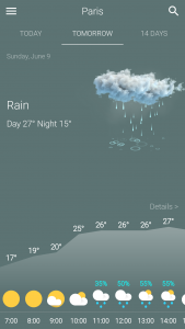 اسکرین شات برنامه Weather 7