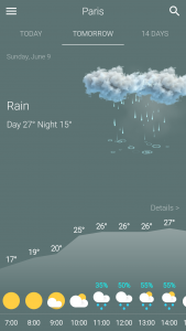 اسکرین شات برنامه Weather 2