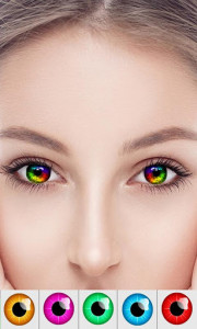 اسکرین شات برنامه Eye Color Changer - Change Eye Colour Photo Editor 1