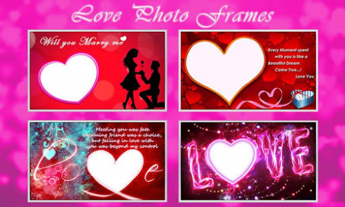 اسکرین شات برنامه Love Photo Frames: Romantic Picture Collage Maker 5