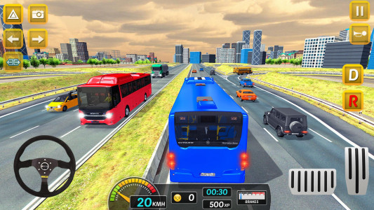 اسکرین شات برنامه Ultimate City Coach Bus Racing 4
