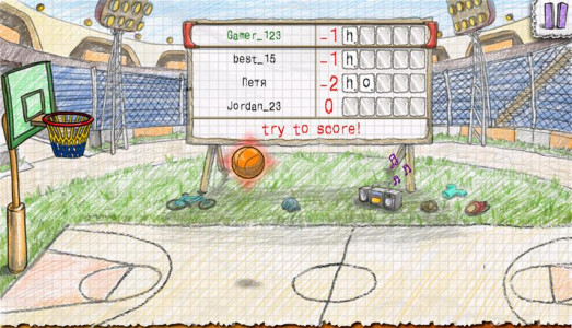 اسکرین شات بازی Doodle Basketball 2 6