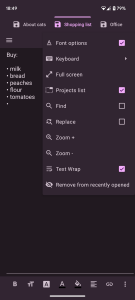 اسکرین شات برنامه Text Editor 6