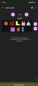 اسکرین شات 3 برنامه Weather Outfit: What to Wear