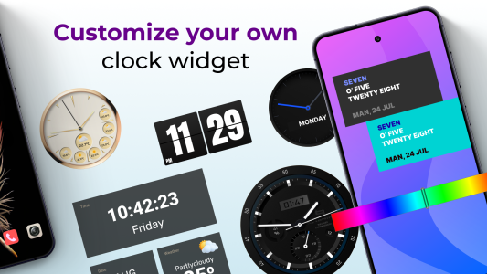 اسکرین شات 8 برنامه Android Clock Widgets
