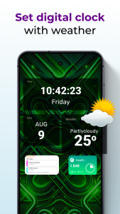 اسکرین شات 5 برنامه Android Clock Widgets