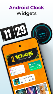 اسکرین شات 2 برنامه Android Clock Widgets
