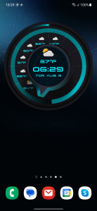 اسکرین شات برنامه Android Clock Widgets 1
