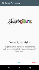 اسکرین شات برنامه SonarPen stylus driver for ArtFlow 1