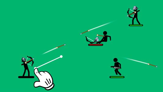 اسکرین شات 2 بازی The Archers 2: Stickman Game