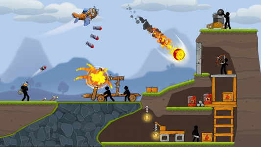 اسکرین شات 3 بازی Boom Stick: Bazooka Puzzles