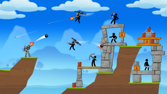 اسکرین شات 6 بازی Boom Stick: Bazooka Puzzles