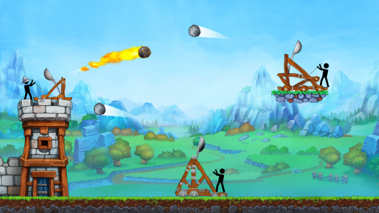 اسکرین شات بازی The Catapult - Stick man Throw 3