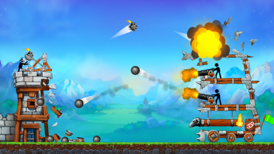 اسکرین شات بازی The Catapult - Stick man Throw 7