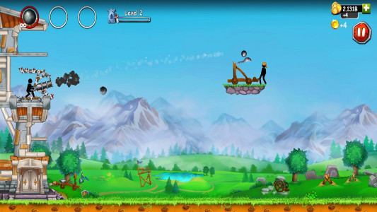 اسکرین شات بازی منجنیق 2 | نسخه مود شده 3