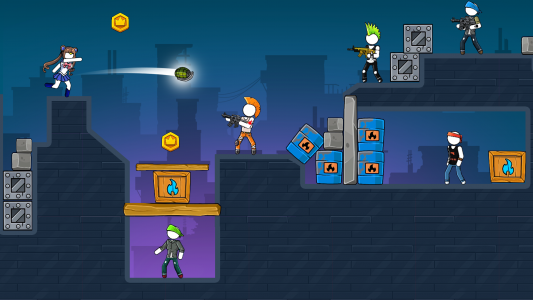 اسکرین شات 8 بازی The Gunner: Stick Gun Game
