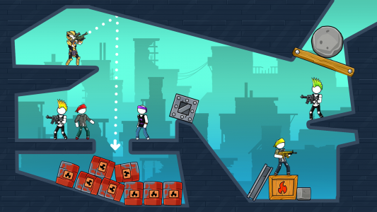 اسکرین شات 7 بازی The Gunner: Stick Gun Game