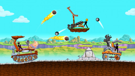 اسکرین شات 3 بازی The Tank: Stick pocket hill