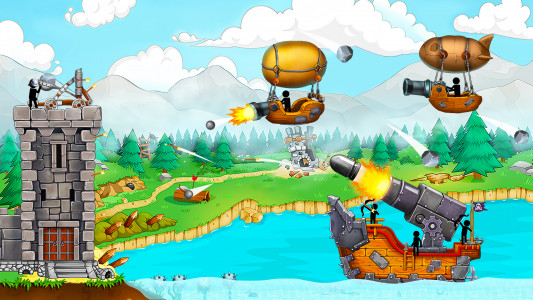 اسکرین شات بازی The Catapult: Stickman Pirates 7