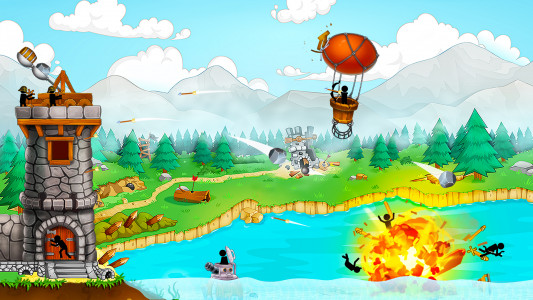 اسکرین شات 8 بازی The Catapult: Stickman Pirates