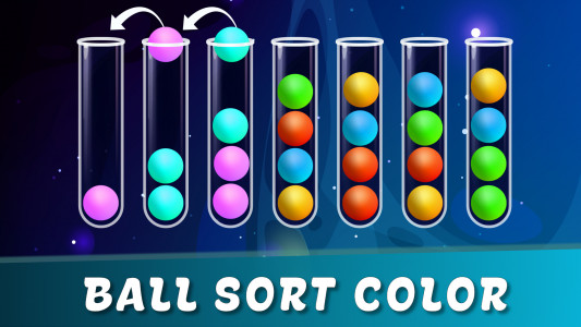 اسکرین شات بازی Ball Sort: Color Puzzle Game 1