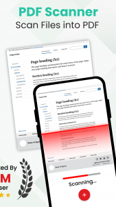 اسکرین شات 2 برنامه JPG to PDF converter & Scanner