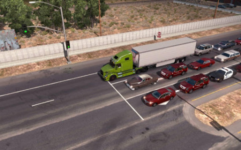 اسکرین شات بازی Truck Driver Real Traffic Mod 1