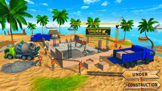 اسکرین شات بازی Beach Wood House Builders 3