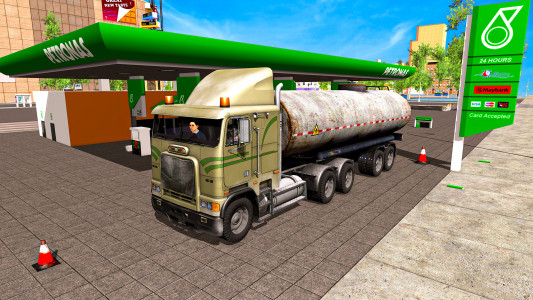 اسکرین شات بازی Offroad Oil Truck 3d Simulator 1