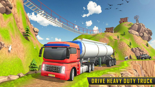 اسکرین شات بازی Offroad Oil Truck 3d Simulator 2