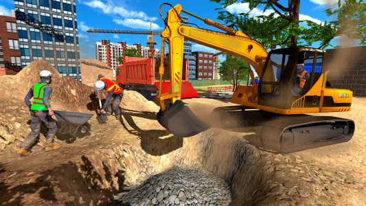 اسکرین شات بازی Offroad JCB Excavator Machines 2