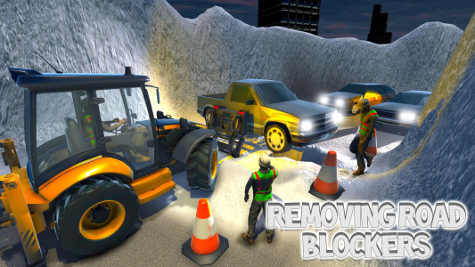 اسکرین شات برنامه Real JCB Snow Excavator 3D 4