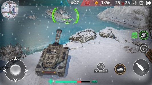 اسکرین شات برنامه Battle of War Games: Tank Game 2