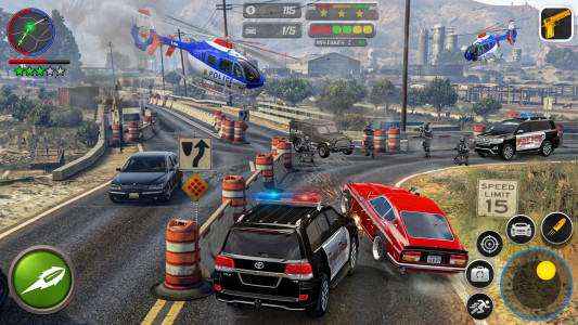 اسکرین شات بازی US Police Car Chase Thief Game 4