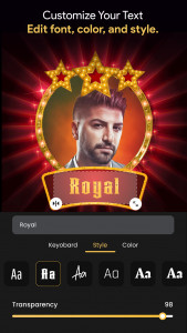 اسکرین شات 5 برنامه Royal Photo Frames And Effects