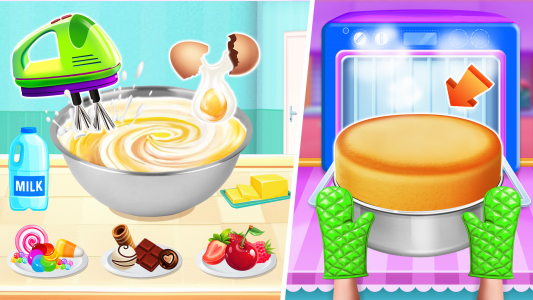 اسکرین شات بازی Cake Maker: DIY Cake Games 3