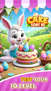 اسکرین شات 1 بازی Cake Sort 3D