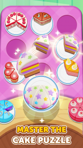 اسکرین شات 2 بازی Cake Sort 3D