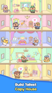 اسکرین شات 3 بازی Capybara Jump: Cake Tower