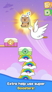 اسکرین شات 4 بازی Capybara Jump: Cake Tower