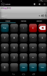 اسکرین شات برنامه CalcBuddy Calculator 2
