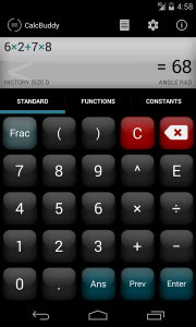 اسکرین شات برنامه CalcBuddy Calculator 7