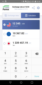 اسکرین شات برنامه Forex currency converter 3