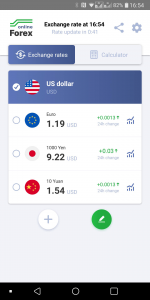 اسکرین شات برنامه Forex currency converter 1