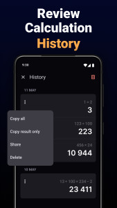 اسکرین شات 6 برنامه Calculator One