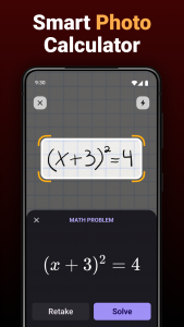 اسکرین شات برنامه Calculator & AI Math Solver 3