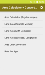اسکرین شات برنامه Land Area Calculator with Area Unit Converter 1